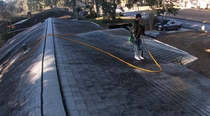 Roof soft washing Springfield MO
